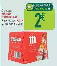Masymas Mahou 5 estrellas - cerveza oferta