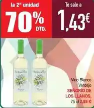 Masymas Señorío de los llanos - vino blanco verdejo oferta