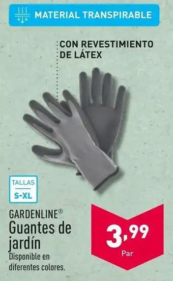ALDI GARDENLINE Guantes de jardín oferta