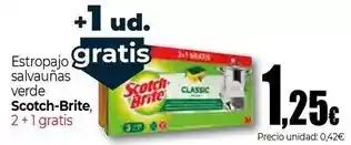 Unide Market Scotch-brite - estropajo salvaunas verde oferta