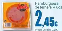 Unide Market Hamburguesa de ternera oferta