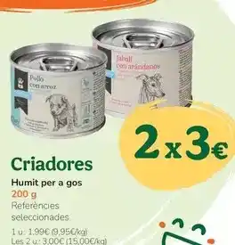 TiendAnimal Criadores - humedo para perro oferta