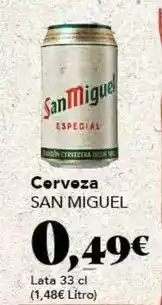 Gadis San miguel - cerveza oferta