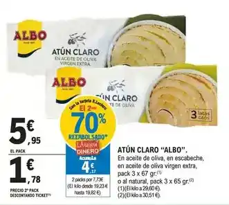 E.Leclerc Albo - atún claro oferta