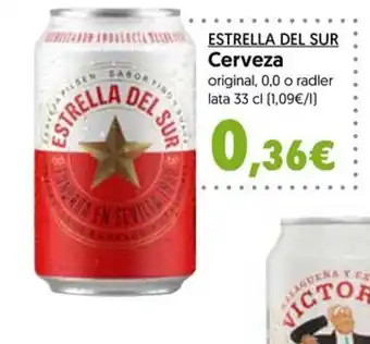 Hiper Usera ESTRELLA DEL SUR Cerveza oferta
