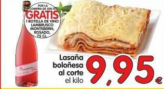 Alimerka Lasaña boloñesa oferta