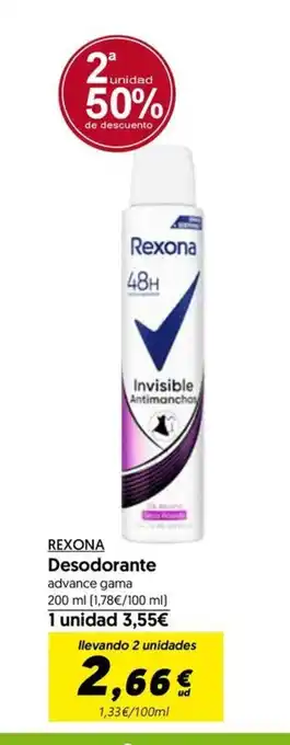 Hiper Usera REXONA Desodorante oferta