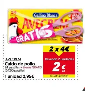 Hiper Usera AVECREM Caldo de pollo oferta