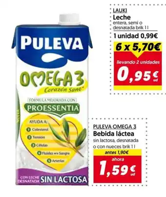 Hiper Usera PULEVA OMEGA 3 Bebida láctea oferta