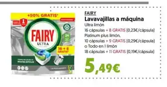 Hiper Usera FAIRY Lavavajillas a máquina oferta