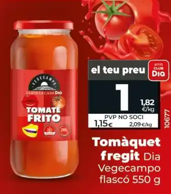 Dia Tomàquet fregit oferta