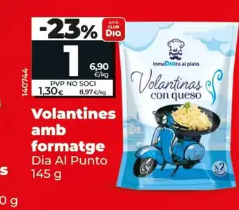 Dia Volantines amb formatge oferta