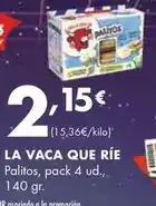 Supermercados Lupa La vaca que ríe - palitos oferta