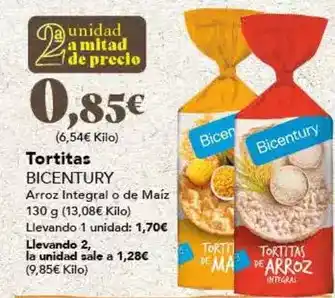 Gadis Bicentury - tortitas oferta