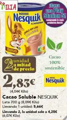 Gadis Nesquik - cacao soluble oferta