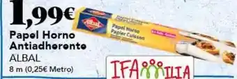 Gadis Albal - papel horno antiadherente oferta