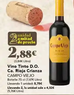 Gadis Campo viejo - vino tinto d.o.ca. rioja crianza oferta