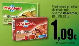 Unide Market Pescamar - mejillones en salsa de mojo rojo o verde oferta