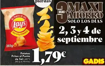 Gadis Lay's - patatas fritas al punto de sal oferta