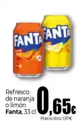Unide Market Fanta - refresco de naranja o limon oferta