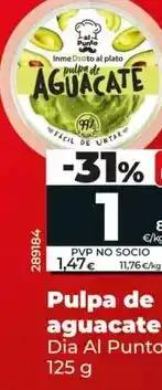 Dia Dia al punto - pulpa de aguacate oferta
