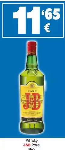 TOP Cash & Carry J&b - whisky rare oferta