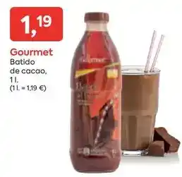 Suma Supermercados Gourmet - batido de cacao oferta