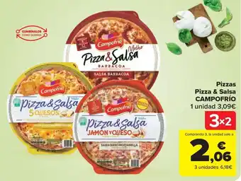 Carrefour Market CAMPOFRÍO Pizzas Pizza & Salsa oferta
