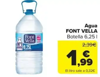 Carrefour Market FONT VELLA Agua oferta