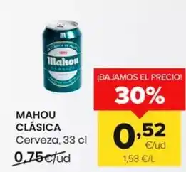 Autoservicios Familia Mahou - clasica cerveza oferta
