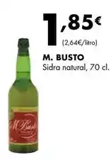 Supermercados Lupa M. busto - sidra natural oferta