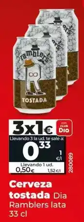 Dia Dia ramblers - cerveza tostada oferta