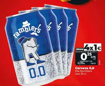 Dia Dia ramblers - cerveza 0.0 oferta