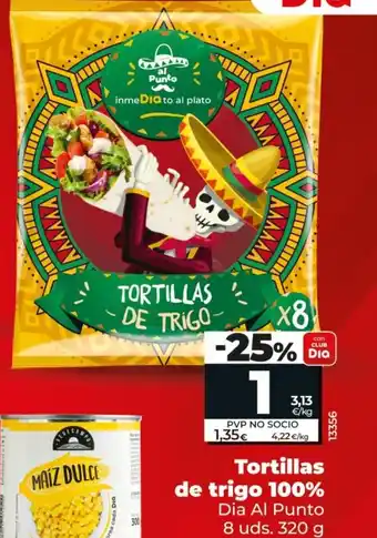 Maxi Dia Tortillas De Trigo 100% oferta
