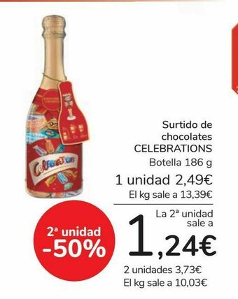 Carrefour Surtido de chocolates celebrations oferta