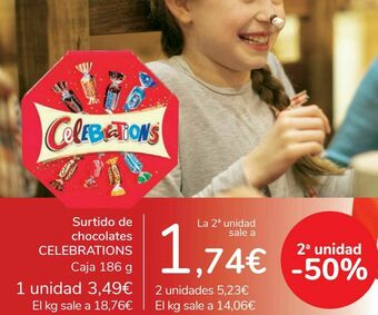 Carrefour Surtido de chocolates celebrations oferta
