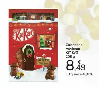 Carrefour Calendario de adviento kit kat oferta