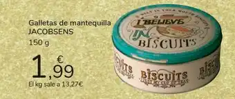 Carrefour Galletas de mantequilla jacobsens oferta