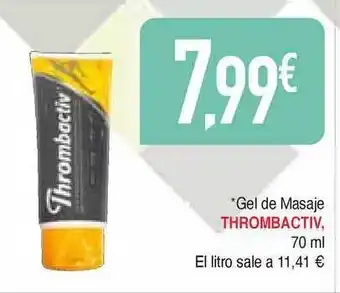 Masymas Thrombactiv Gel de Masaje 70ml oferta