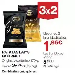 Hipercor Lay's - patatas gourmet oferta