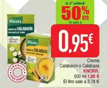 Masymas Knorr Crema Calabacin O Calabaza 500ml oferta