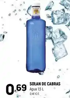 Coviran Solán de cabras - agua oferta