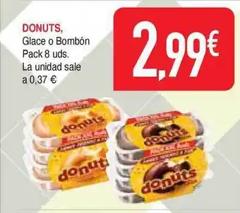 Masymas Donuts Glace O Bombón, Pack 8 uds. oferta