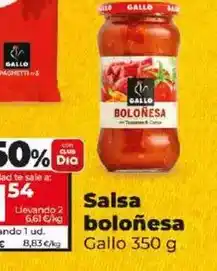 Dia Gallo - salsa bolonesa oferta