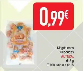 Masymas Alteza Magdalenas Redondas 615g oferta