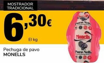 Supeco Pechuga de pavo monells oferta