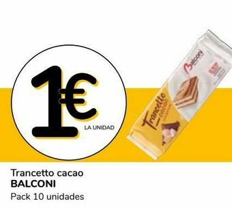 Supeco Trancetto cacao balconi oferta