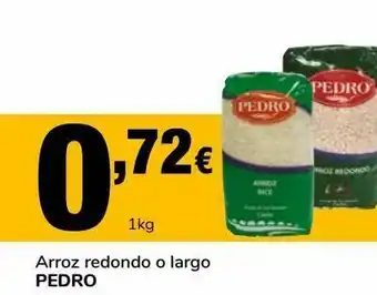 Supeco Arroz redondo o largo pedro oferta