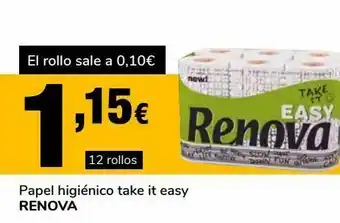 Supeco Papel higiénico taket iy easy renova oferta