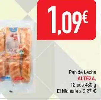 Masymas Alteza Pan de Leche 12 uds 480g oferta